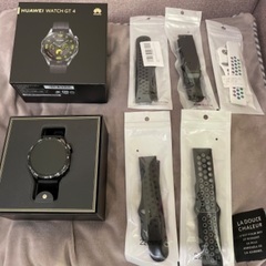 HUAWEI WATCH GT 4 スマートウォッチ 本体とバンド5点