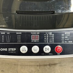 【美品】大阪送料無料★3か月保障付き★洗濯機★2024年★ワンステップ★4.5kg★TE-SE001-GL★S-779