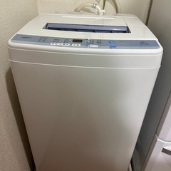 取りに来てくださる方限定　AQUA6㌔　全自動洗濯機