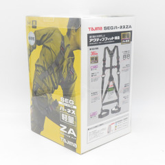 TAJIMA タジマ TJMデザイン フルハーネス ハーネスZA フルハーネスのみ アルミ製バックル 黒 Mサイズ 新規格 AZAM-BK 未開封品 【工具専門店 テイクハンズ金沢野々市店】