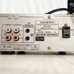 ONKYO グラフィックイコライザー EQ-205 日本製