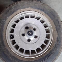 日産 純正 430 セドリック グロリア 等？ アルミ ホイール ホイル 4本 14インチ 5.5J 35 5H 5穴 40300Y8100 中古 

