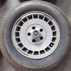 日産 純正 430 セドリック グロリア 等？ アルミ ホイール ホイル 4本 14インチ 5.5J 35 5H 5穴 40300Y8100 中古 

