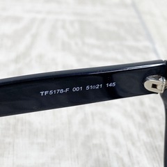 TOM FORD サングラス TF5178-F 001 51◻︎21 145 度入