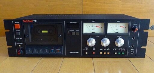 TASCAM 業務用カセットデッキ112 動作安定・音質良好簡易整備  