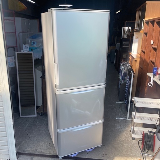 シャープ 冷蔵庫 SJ-W352D-N 両開き 350L 2018年製 シャープ SJ-W352D