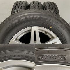 タイヤ新車外し【DUNLOP GRANDTREK AT20 195/80R15】夏タイヤ【CV201 