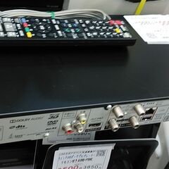 品質保証☆配達有り！12000円(税別）シャープ 1TB BD DVDレコーダー 2チューナー  2018年製 リモコン付