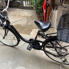 電動アシスト自転車　黒色