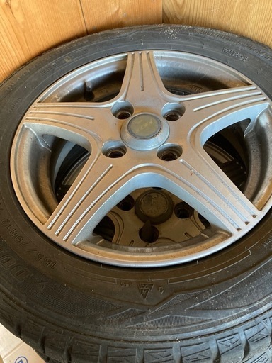 自動車 ダンロップ スタッドレス 145R12 ホイール 4本セット