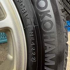中古ホイール付きスタッドレス　155/65R14　2022年製　　　