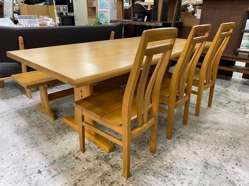 IKEA ビュースタ BJURSTA 伸長式テーブル ダイニングテーブル 木製 リサイクルショップどりーむ荒田店 No9428 ダイニングセット IKEA