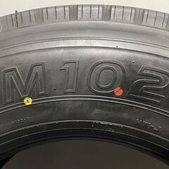【新車外し】札幌発 引取OK TOYO M102 275/80R22.5 151/148J 22.5インチ トラックタイヤ 夏タイヤ 1本 24年製 地山 大型トラック　(JRB045)クレジットカード QRコード決済可能