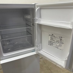 ニトリ 2ドア冷蔵庫 Nグラシア 106L 2022年製 NTR-106WH 動作品 ホワイト