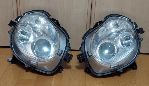 コペン L880K ハロゲンヘッドライトユニット 左右