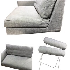 ★eilersen アイラーセン　ストリームライン　カウチ　アクタス　ソファ　L字 ヘッドレスト クッション付き❗️