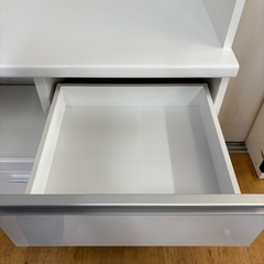 N761☆松田家具製☆レンジボード☆カップボード☆幅880mm