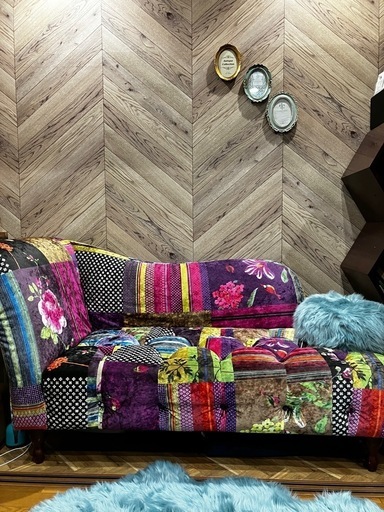 R387 MARUNI マルニ木工 地中海シリーズニース2 ラブシート No.4096-02