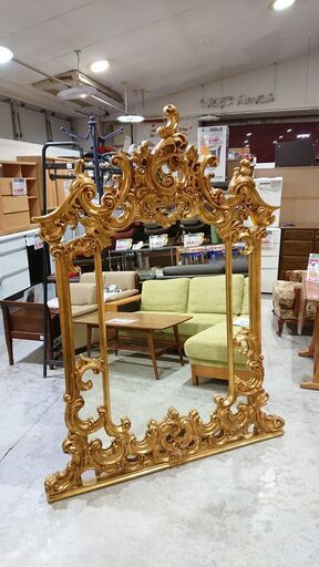 SILIK シリック イタリア 金箔張り ウォールミラー