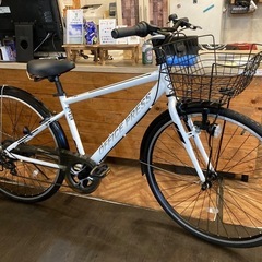 【チェーン新品！7段変速】 LEDダイナモ　700×32cシティクロス　ホワイト チェーン新品！7段変速】 LEDダイナモ 700×32cシティクロス ホワイト