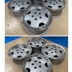 値下げ商談可能 旧車 当時物 深リム weds FARMAS ウェッズ ファーマス ディッシュ アルミホイール 15×6.5JJ／P.C.D114.3／OFF35／5H／4本セット