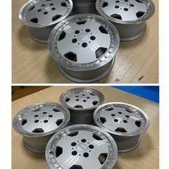 値下げ商談可能 旧車 当時物 深リム weds FARMAS ウェッズ ファーマス ディッシュ アルミホイール 15×6.5JJ／P.C.D114.3／OFF35／5H／4本セット