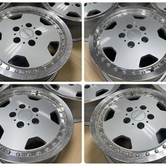 値下げ商談可能 旧車 当時物 深リム weds FARMAS ウェッズ ファーマス ディッシュ アルミホイール 15×6.5JJ／P.C.D114.3／OFF35／5H／4本セット