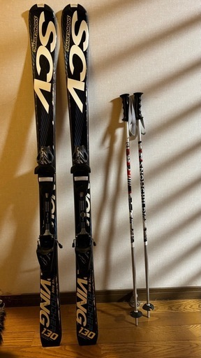 ジュニアスキーセット 130cm エランELAN LIL MAGICジュニアスキー4点