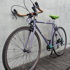クロモリ ブルホーン 8速 カスタムロードバイク クロモリ ブルホーン 8速 カスタムロードバイク