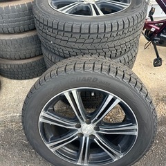 【Continental ContiVikingContact7 225/55R17】スタッドレス【AGA 17インチ 8J5HPCD112+30】19年製 バリ溝 audi/A6等　(MTE344)クレジットカード QRコード決済可能 Continental ContiVikingContact7 225/55R17】スタッドレス【AGA 17