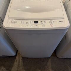 【高年式】YAMADA　2022年製　全自動洗濯機　6.0㎏　YWM-T60H1　一人暮らし向き