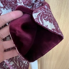 JINES ビンテージ　アンティーク　古着　花柄コート　ベロア　高品質　used