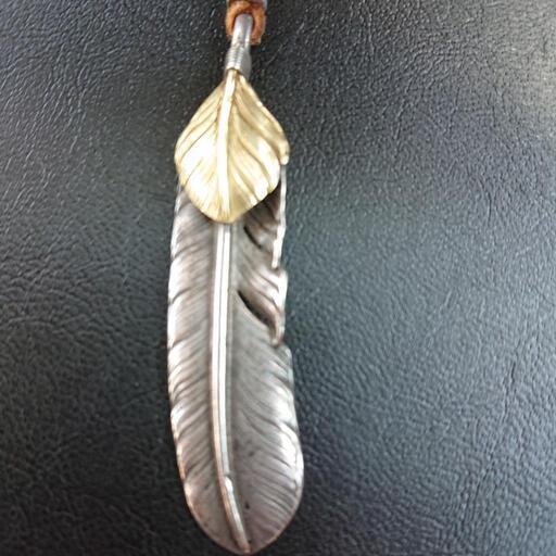 ゴローズ上金特大フェザー左向き 先金フェザー左向き 金焼け／激レア