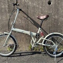 折りたたみ自転車 お話中