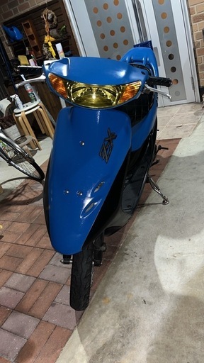 NO.2717　ライブディオ （ＤＩＯ）２サイクルエンジン　シャッターキー付き　後期モデル　ブルー　☆彡 NO.2717 ライブディオ （DIO）2サイクルエンジン シャッターキー