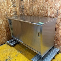 両開きステンレス作業台