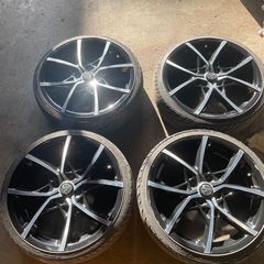 20インチのアルミホイール 最終値下げです☆岩見沢市内ならお届けもOKです