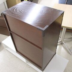 手許箪笥 桐 小箪笥 高さ約76cm 獅子 金具 和家具 抽斗 カギなし