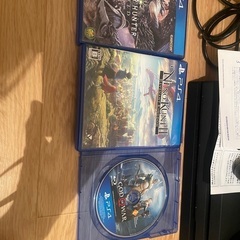 PS4 Pro ブラック ソフト3つ付き
