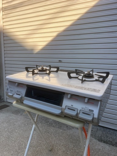 リンナイ2021年式LPガスコンロ（プロパン）KG67BELガスホース付き