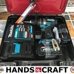 ✨マキタ 中古美品 HP002GRX 震動ドライバドリル 充電器/ﾊﾞｯﾃﾘｰ×2/付属付き