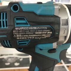 ✨マキタ 中古美品 HP002GRX 震動ドライバドリル 充電器/ﾊﾞｯﾃﾘｰ×2/付属付き