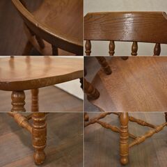 ≪zyt1706ジ≫ [2脚セット] WINDS太平 カントリー調 ウィンザーチェア