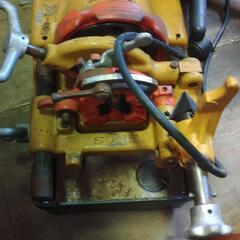 通電OK! SONE/曽根工具 ニュー がま-40 ねじ切り機 パイプマシン 1/2-3/4 水道・鉄工・鋼鉄などに

