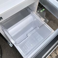 ★シャープ SHARP 冷蔵庫 SJ-GD15H 2022年式 152L ピュアブラック　一人暮らし 二人暮らし 2ドア キッチン家電 家電 クリーニング済 堺市 深井 【ジャングルジャングル深井店】