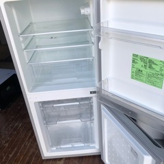 NO 669 🌈福岡市内配送設置無料✨🌈　2021年式 アイリスオーヤマ 冷蔵庫 142L 冷凍室52L 幅50cm シルバー IRSD-14A-S