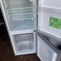 NO 669 🌈福岡市内配送設置無料✨🌈　2021年式 アイリスオーヤマ 冷蔵庫 142L 冷凍室52L 幅50cm シルバー IRSD-14A-S