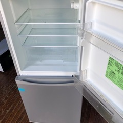 NO 669 🌈福岡市内配送設置無料✨🌈　2021年式 アイリスオーヤマ 冷蔵庫 142L 冷凍室52L 幅50cm シルバー IRSD-14A-S