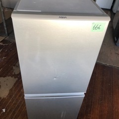 NO 666 🌈福岡市内配送設置無料✨🌈  2020年　AQR-13J-S 冷蔵庫 ブラッシュシルバー [126L /2ドア /右開きタイプ]