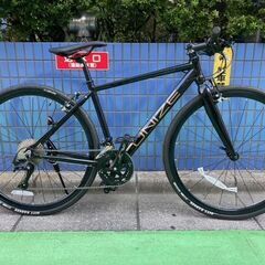 【アウトレット・クロスバイク】アサヒサイクル　ユナイズ　カムザ　450mm　ブラック アウトレット・クロスバイク】アサヒサイクル ユナイズ カムザ 450mm